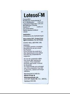 LOTESOL-M EYE DROPS